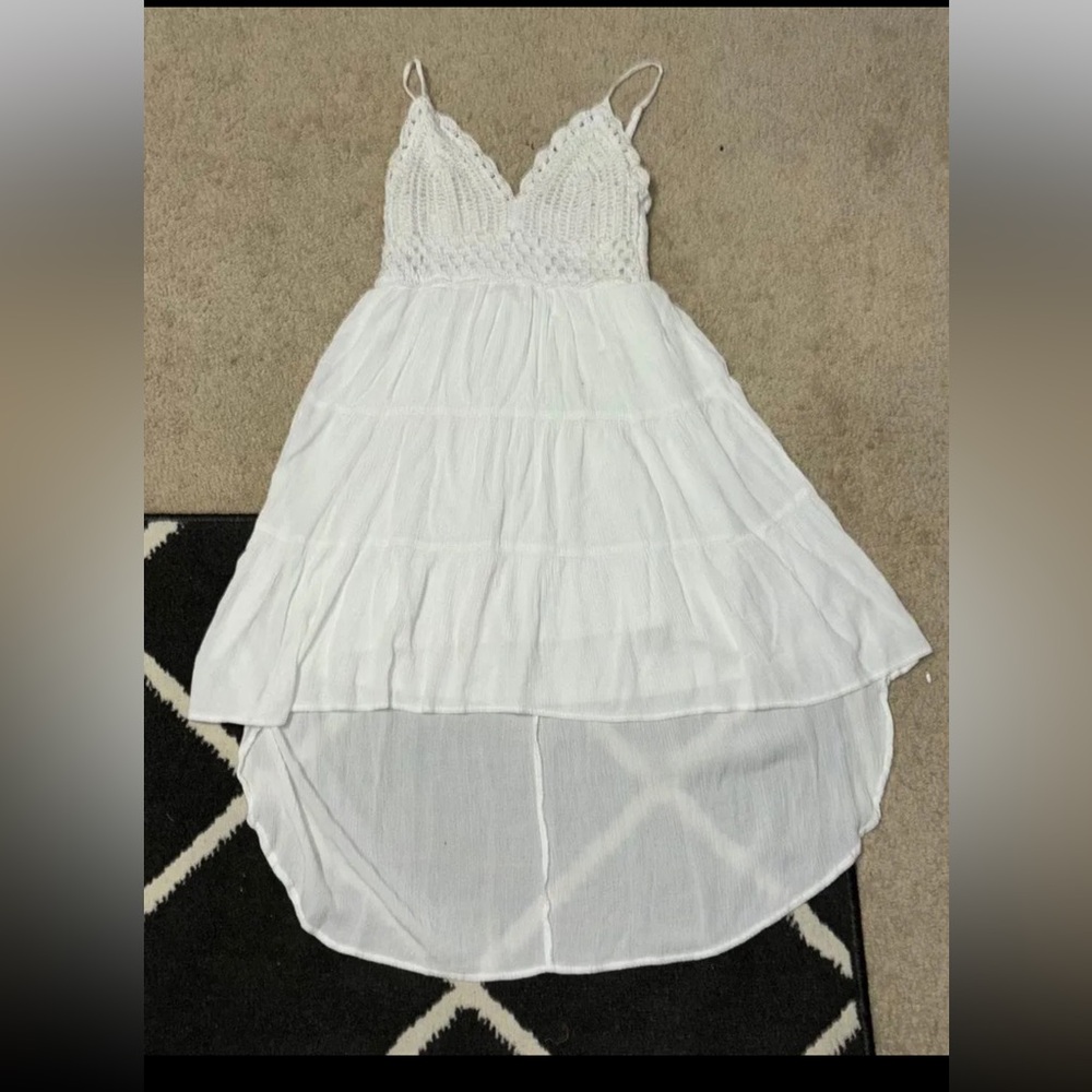 Charlotte Russe White High Low Dress
